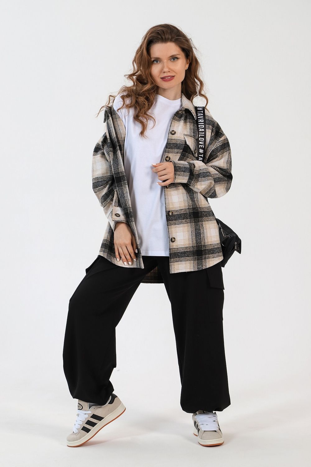 Рубашка женская Квадро-3 Виотекс КОРИЧНЕВЫЙ