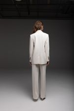 Пиджак прямого силуэта (в оттенке айвори)