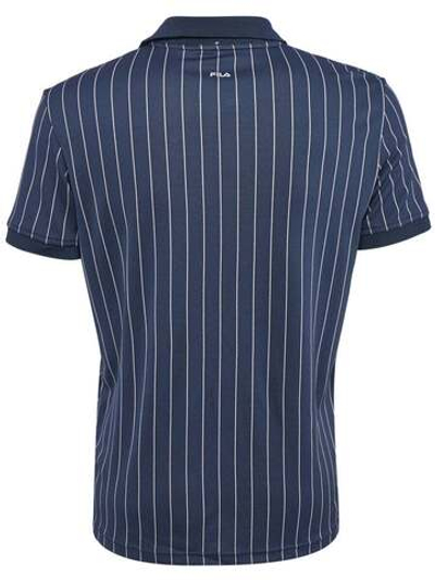 Мужское поло теннисное Fila Polo Stripes M - peacoat blue