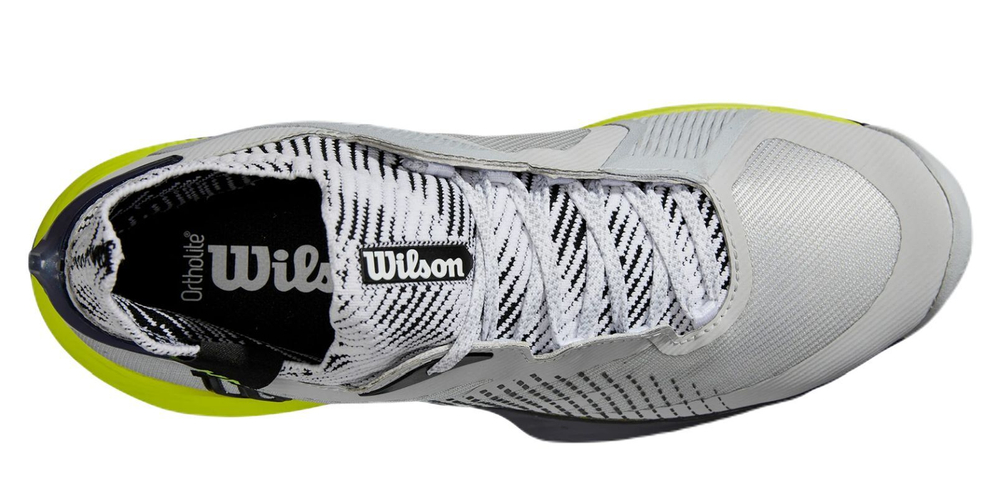 Теннисные кроссовки Wilson Kaos Rapide SFT 2024 - pearl blue/black/safety yellow - Black Blue Gray Yellow