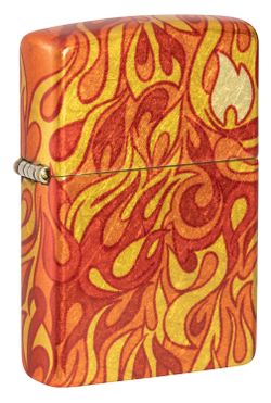 Зажигалка Zippo Fire с покрытием 540 Tumbled Brass (48981) 2