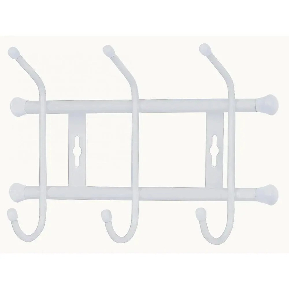 Вешалка настенная 3 крючка, 285, Матовый серый, ВН3/МС