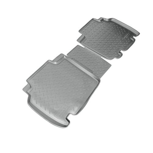 Ковры в салон Norplast/Unidec для Renault Kangoo (2008-), Серый, задние, арт.NPL-Po-69-43-G