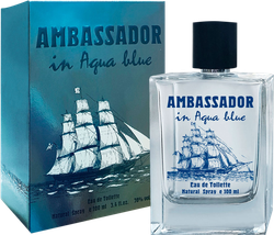 Genty туалетная вода Ambassador in Aqua Blue, 100 мл