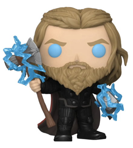 Фигурка Funko POP! Bobble Marvel Avengers Endgame Thor w/Thunder w/Chase (светится в темноте) (Exc)