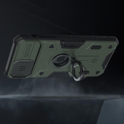 Противоударный чехол с кольцом и защитой камеры Nillkin CamShield Armor Case для iPhone 11