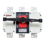 Рубильник-выключатель 1000A 3P c рукояткой управления для прямой установки PowerSwitch EKF
