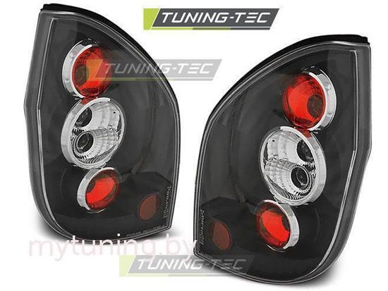 Задние фонари black для Opel Zafira A