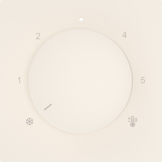 Накладка для регулятора тёплого пола DB23100,  матовый кремовый,  серия A07