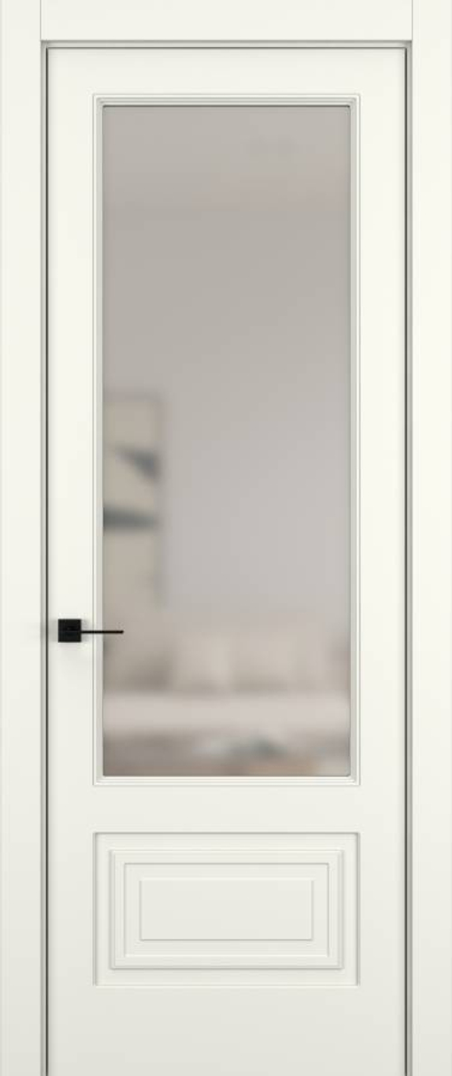 Дверь 021V ELEGANT Матовый Жемчужный