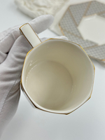 Кофейная пара с геометричным узором Givenchy by Yamaka