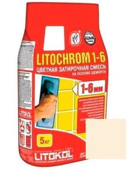 Затирка Litochrom 1-6 C.50 (бежевый) 5 кг