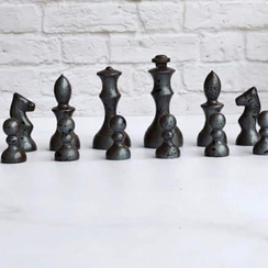 263 | Форма для шоколадных конфет "Шахматы" (275*205мм)