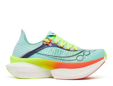 Кроссовки для бега мужские Saucony Endorphin Elite 2 M Голубо-оранжевые