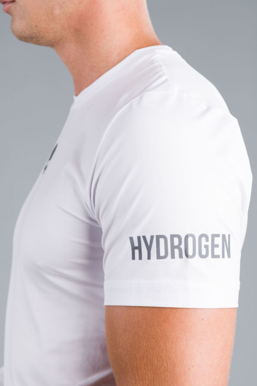 Мужская теннисная футболка Hydrogen Basic Tech Tee Man - белый
