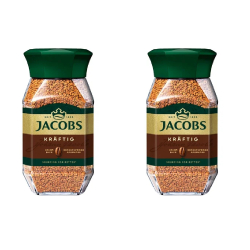 Кофе растворимый Jacobs Kraftig, 200 г стеклянная банка (Якобс) х 2 шт