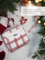 Комбинезон на манжетах Mjölk Christmas Check, с рукавом реглан