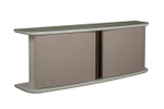 58DB-CH19263 Комод Bel Air плетеная экокожа/стекло 220*50*79см
