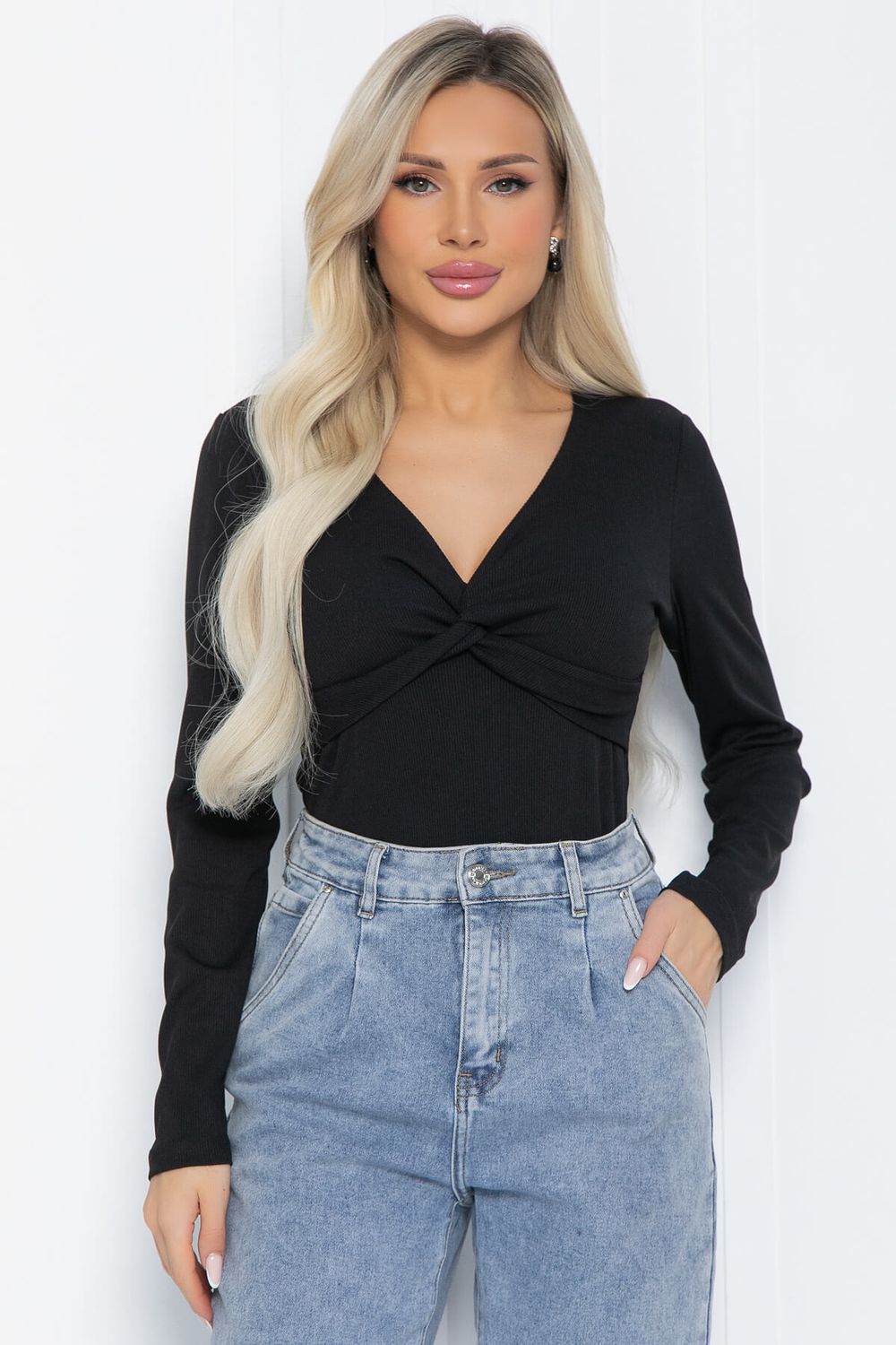 Блуза Бетти (черная) Б12427-5 LT Collection