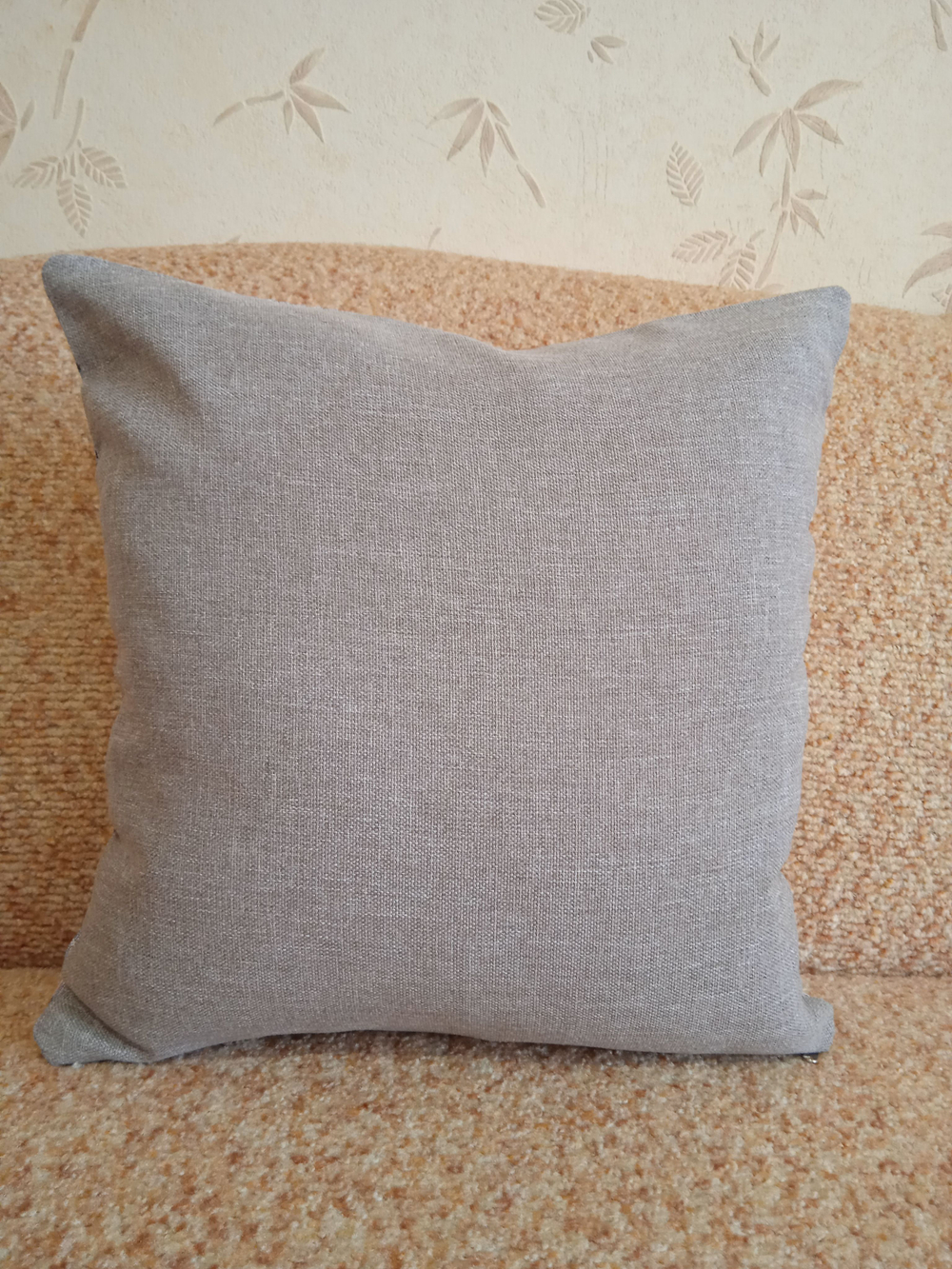 Декоративный гобеленовый чехол для интерьерной подушки Лавандовый чай 38*38