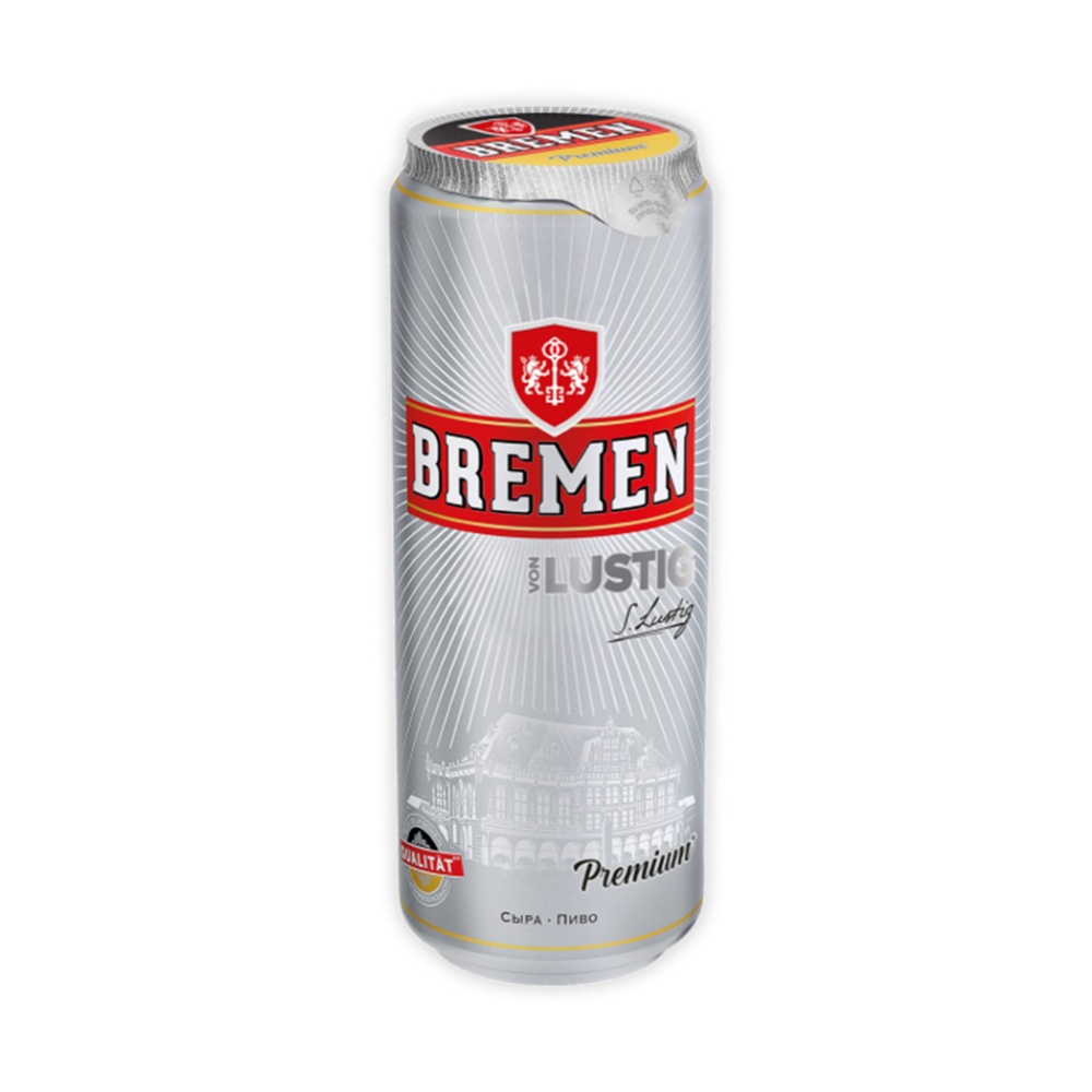 Пиво Bremen 0,45 л ж/б
