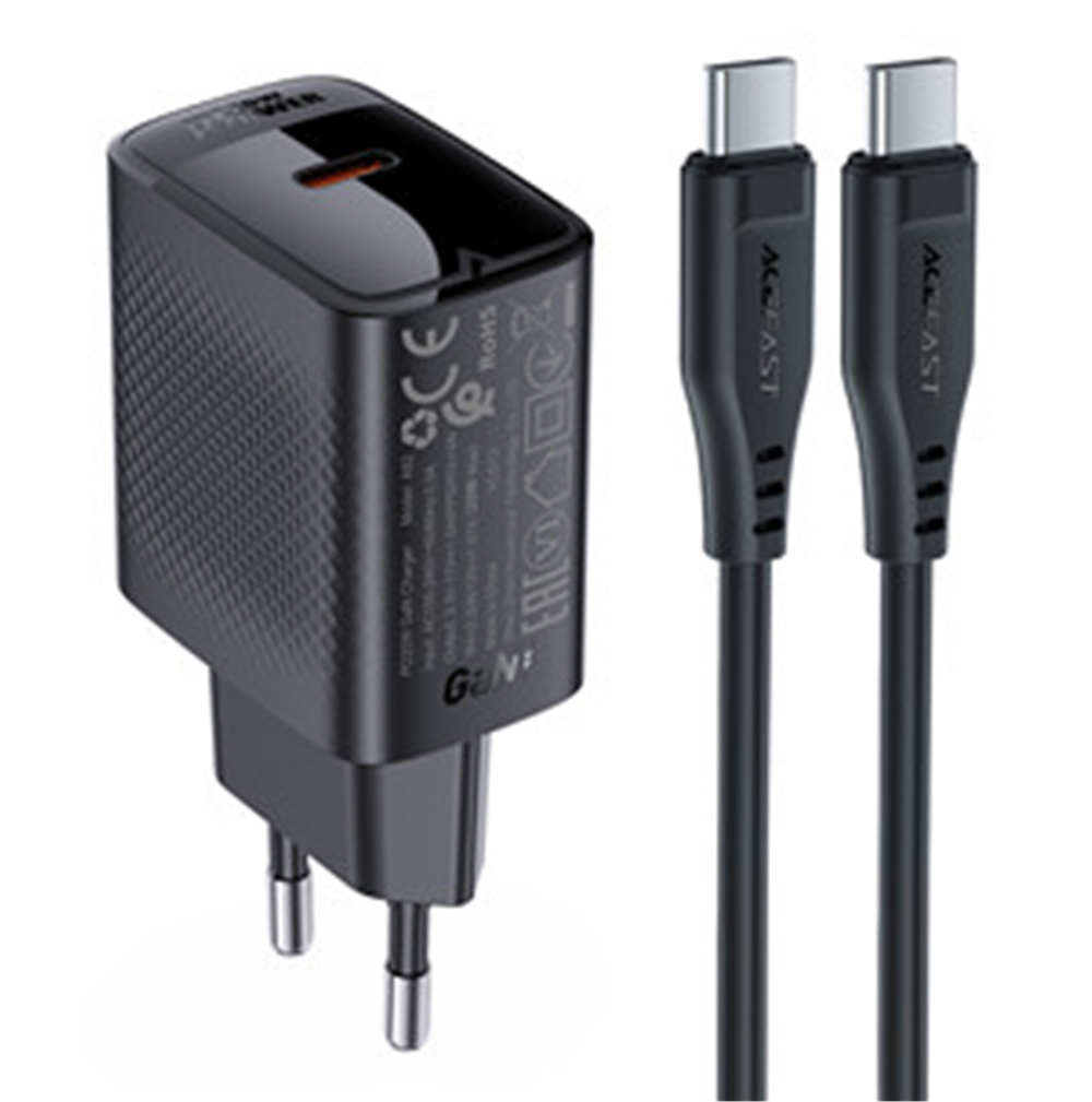 A82 PD20W GaN single USB-C charger set (P5) (EU)