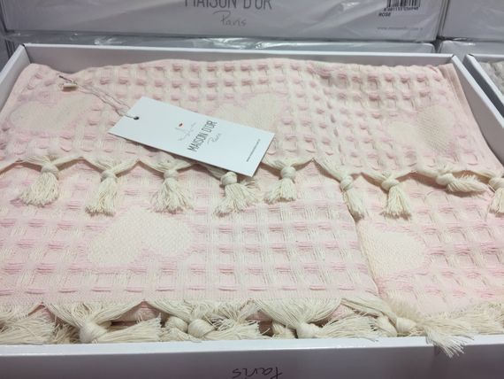 Набор вафельных полотенец GISELLA  КИСЕЛЛА 3пр 40х60 50х100 и 100х150  Maison Dor  Турция