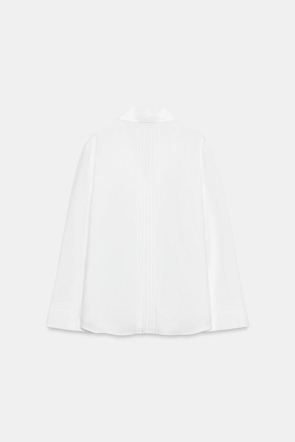 ZARA РУБАШКА С ПУГОВИЦАМИ — ZW COLLECTION, БЕЛЫЙ