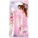 Заколка - краб для волос «AKS-EMPIRE», прямоугольник, микс 6 цветов, 7,5*4,5см