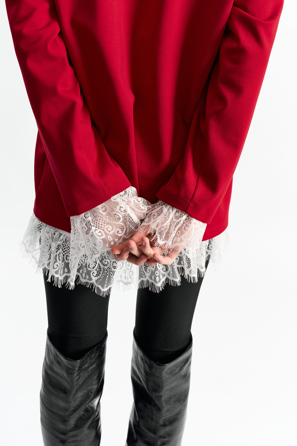 Лонглисв женский 1279 скарлетт / принт