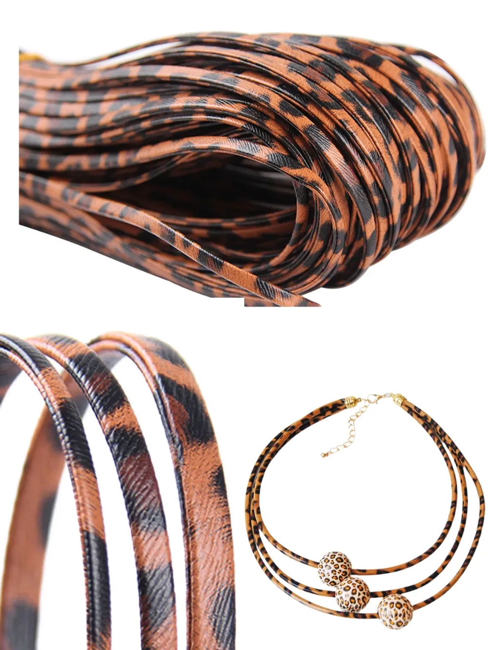 Полоска шнур из кожи 5 мм