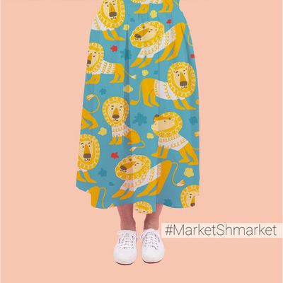 Юбка с принтом 