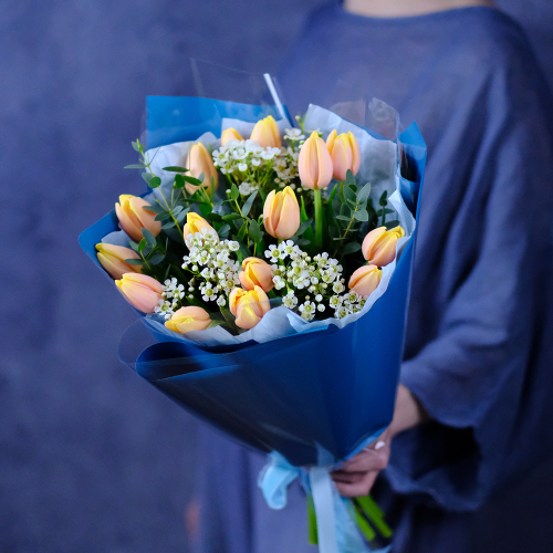 Купить Букет #411 «Немного солнца в холодной воде»