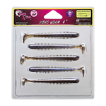 Мягкая приманка Crazy Fish Vibro Worm 4'' 10см 5шт 75-100 -