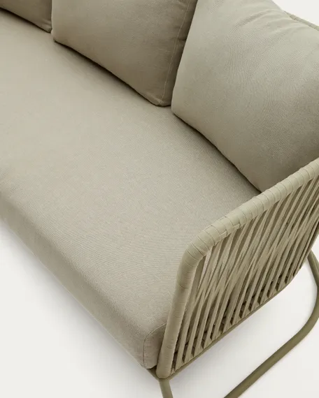 Saconca 3-местный садовый диван бежевый