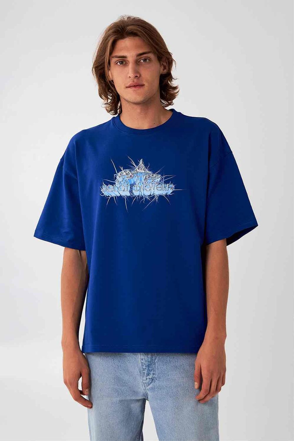 Футболка HELGI INGVARR Боровички Синяя