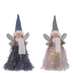 GAEM Игрушка набивная "Фея" (подсвет, 3хАА н/п) L15 W9 H35 см, 2в.