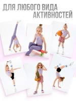 Фиолетовый топ для девочки с героем Crootin