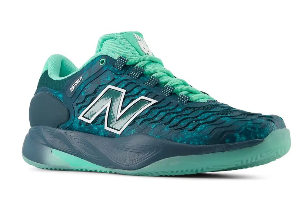 Мужские теннисные кроссовки New Balance Fresh Foam X CT-Rally V2 - teal/mint