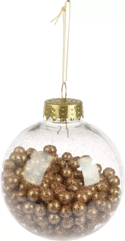 Набор пластиковых шаров Биссер в розовой дымке 80 мм., 27 шт., Koopman (AWR100510)