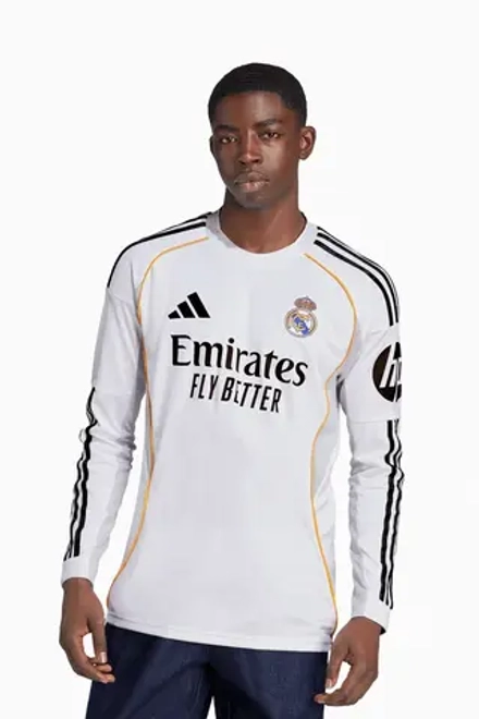 Футболка с длинными рукавами adidas Real Madrid 25/26 Home - белый