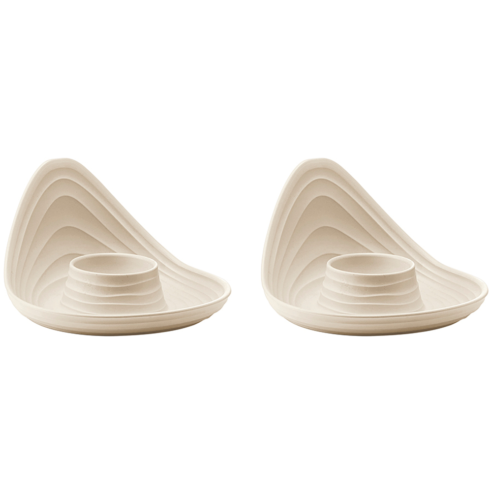 Набор подставок для яиц tierra, бежевые, 2 шт.