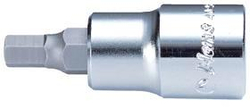 Головка с вставкой 6-гранная12 мм, 4026-4M12, Hans