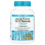 Natural Factors, Ultimate Probiotic, 12/12 Formula, 12 миллиардов КОЕ, 120 растительных капсул