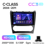 Teyes CC3 2K 9"для Mercedes Benz C-Class W203 CL203 C209 A209 2004-2011
