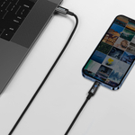 Lightning Кабель Baseus Explorer Series Auto Power-Off Fast Charging Data Cable Type-C to IP 20W - Black