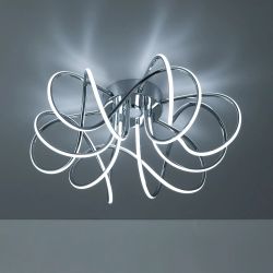 Citilux Мишель CL229161 RGB Люстра светодиодная с пультом Хром