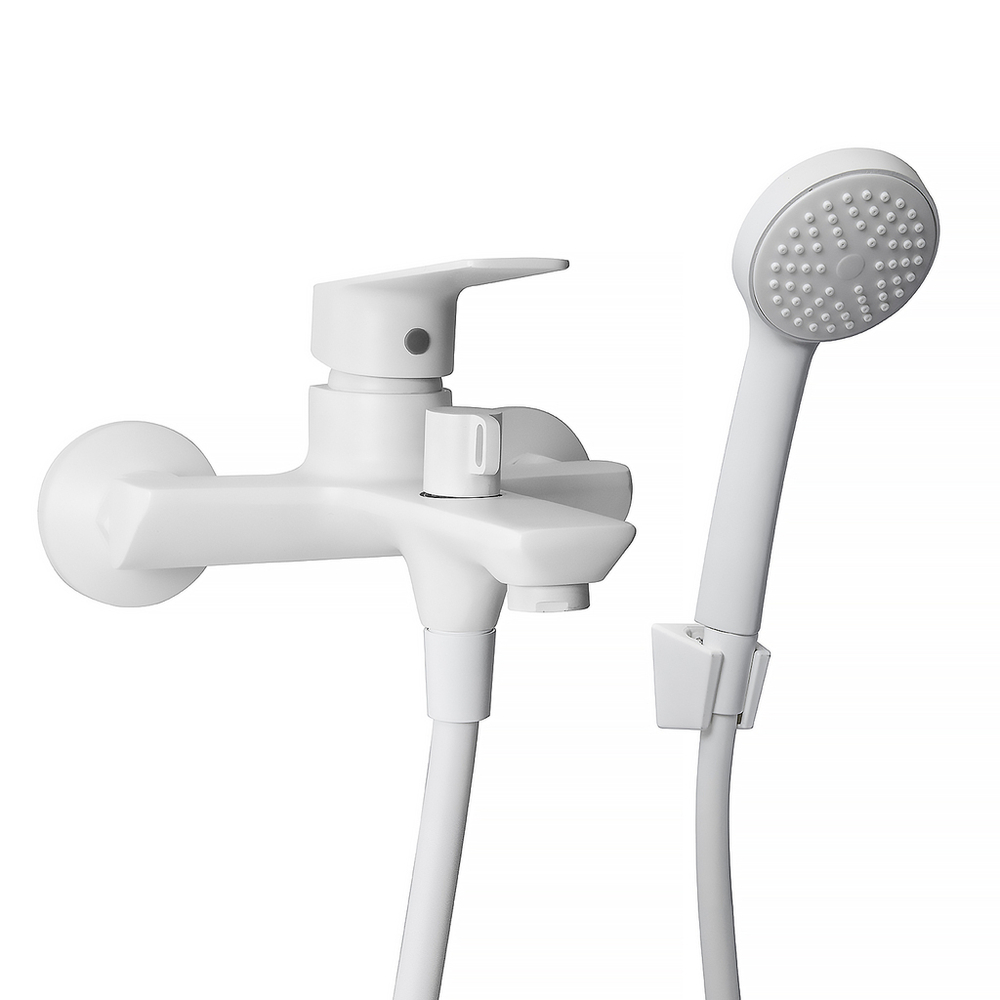 Смеситель для ванны 35k MIXLINE ML15-01W БЕЛЫЙ