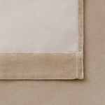 Штора из хлопкового бархата бежевого цвета из коллекции essential, 150х290 см