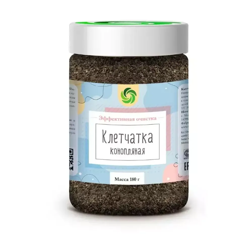 Конопляная клетчатка 180гр (Оргтиум)
